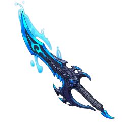  no_humans official_art simple_background solo solo_leveling solo_leveling:_arise sword tachi-e transparent_background weapon weapon_request 