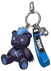  button_eyes buttons charm_(object) highres no_humans official_art simple_background solo solo_leveling solo_leveling:_arise stuffed_animal stuffed_toy tachi-e teddy_bear transparent_background 