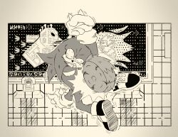  ashofourtime attack blood blood_from_mouth bloodshot_eyes dragon_ball dragon_ball_(classic) greyscale highres knuckles_the_echidna monochrome parody scripture sonic_(series) sonic_the_hedgehog sonic_the_hedgehog_(classic) sonic_the_hedgehog_3 style_parody toriyama_akira_(style) 