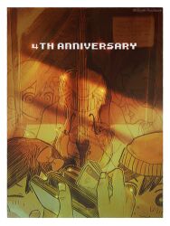  2girls 3boys absurdres alternate_costume anniversary antenna_hair artist_name aubrey_(faraway)_(omori) aubrey_(omori) banknote basil_(faraway)_(omori) basil_(omori) black_hair blush bow bright_pupils brothers closed_eyes closed_mouth dollar_bill double-parted_bangs flower hair_between_eyes hair_bow hair_flower hair_ornament hat hero_(faraway)_(omori) hero_(omori) highres holding holding_money holding_wallet instrument kel_(faraway)_(omori) kel_(omori) long_hair mari_(faraway)_(omori) mari_(omori) milkymilkyshark money multiple_boys multiple_girls omori open_mouth pink_bow short_hair siblings sidelocks sweatdrop teeth upper_teeth_only violin wallet white_pupils 