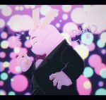  1boy animal_ears animal_nose blurry bokeh bow bowtie commentary_request d_run_0724 depth_of_field furry furry_male gloves letterboxed long_sleeves looking_at_viewer male_focus rekkit_(rekkit_rabbit) rekkit_rabbit solo suit traditional_bowtie whiskers white_gloves 