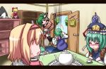  akabashi alice_margatroid blood bucket comic doll hat hourai_doll kagiyama_hina kisume kochiya_sanae rod_of_remorse shanghai shikieiki_yamaxanadu teapot touhou translated witch_hat wriggle_nightbug 