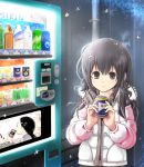  black_hair can coat solo toshiya vending_machine 
