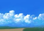  alu.m_(alpcmas) blue_sky building clouds day house no_humans original outdoors road rural scenery signature sky 