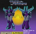  1girl 3d absurdres andypurro blender_(medium) colored_skin curvy decepticon front_and_back grey_skin highres insignia mecha mechanical_wings purple_lips red_eyes robot robot_girl slipstream_(transformers) solo transformers transformers:_generation_1 wings 