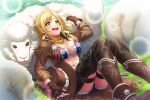 blonde_hair blue_eyes d4dj jacket long_hair official_art sasago_jennifer_yuka sheep smile