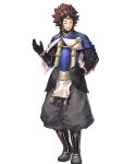  1boy azama_(fire_emblem) azama_(resplindent)_(fire_emblem) black_footwear black_pants boots closed_mouth fire_emblem fire_emblem_fates fire_emblem_heroes full_body hakama highres japanese_clothes male_focus non-web_source official_alternate_costume official_art pants smile solo 