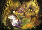  basket bird book dream_catcher ei_(stingray) food fruit gourd gumo_(ori_and_the_blind_forest) ku_(ori_and_the_blind_forest) naru_(ori_and_the_blind_forest) nest open_book open_mouth ori_(ori_and_the_blind_forest) ori_and_the_blind_forest owl plant reading sitting sunlight 