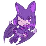 bat_ears bat_wings common_vampire_bat_(kemono_friends) kemono_friends violet_eyes