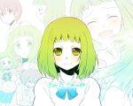  green_hair gumi kimi_ni_gomen_ne_(vocaloid) mina_m school_uniform short_hair solo vocaloid 