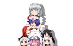  :d =_= alternate_hairstyle annoyed apron blue_eyes blue_hair braid brown_hair chibi fanfad frown fujiwara_no_mokou hairband happy hat highres hong_meiling houraisan_kaguya hug izayoi_sakuya kindergarten konpaku_youmu ladfa long_hair looking_up maid maid_headdress open_mouth outstretched_arms pink_eyes pink_hair purple_eyes red_eyes red_hair remilia_scarlet saigyouji_yuyuko short_hair silver_hair simple_background smile spread_arms touhou twin_braids young 