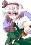  katana konpaku_youmu no_nose okumari solo sword touhou weapon 