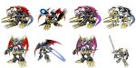  armor cannon claws corruption digimoji digimon digimon_(creature) digimon_adventure digimon_adventure_02 digimon_adventure_02:_diablomon_no_gyakushu digimon_adventure_tri. dragon energy_sword horns imperialdramon imperialdramon_dragon_mode imperialdramon_dragon_mode_(black) imperialdramon_fighter_mode imperialdramon_fighter_mode_(black) imperialdramon_paladin_mode non-web_source official_art sharp_teeth simple_background sword tail teeth third-party_edit weapon white_background wings 