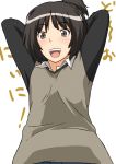  amagami ponytail shouji_2 solo sweater tachibana_miya translated 