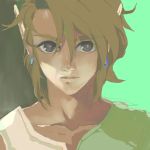  ayana_(tannsann) blonde_hair earrings jewelry link long_hair nintendo pointy_ears solo the_legend_of_zelda twilight_princess 