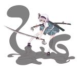  konpaku_youmu monomi silver_hair solo sword touhou weapon 