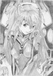  highres miamai monochrome neon_genesis_evangelion plugsuit rebuild_of_evangelion shikinami_asuka_langley sketch solo souryuu_asuka_langley traditional_media 