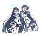  &lt;key&gt;_(blue_archive) 2girls 525_woiwo absurdres aris_(blue_archive) blue_archive highres multiple_girls simple_background white_background 