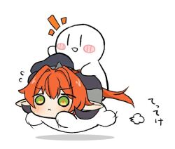 1girl all_fours chibi long_hair orphie_magnusson zenless_zone_zero