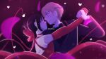 1boy 1girl black_hair blonde_hair couple dancing husband_and_wife kaguya-sama_wa_kokurasetai_~tensai-tachi_no_renai_zunousen~ shinomiya_kaguya shirogane_miyuki