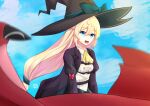 2girls aizawa_azusa blonde_hair blue_eyes dragon laika_(slime_taoshite_300_nen) mage multiple_girls slime_taoshite_300_nen_shiranai_uchi_ni_level_max_ni_nattemashita