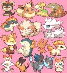  &gt;_o 2027_(submarine2027) :3 :d :o ;p ^_^ arcanine blue_eyes blue_fire blue_sclera blush bright_pupils brown_eyes charizard claws closed_eyes closed_mouth colored_sclera commentary_request delphox fangs fire flame-tipped_tail flareon grin hand_on_own_chin hand_up heatmor highres jitome litleo looking_at_viewer mega_charizard_x mega_pokemon no_humans numel one_eye_closed open_mouth pink_background pokemon pokemon_(creature) ponyta quilava red_eyes reshiram scorbunny sideways_glance simple_background sitting slugma smile sweatdrop teeth tepig thinking tongue tongue_out typhlosion v victini violet_eyes white_pupils 