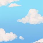  blue_sky clouds commentary day english_commentary highres no_humans pokemon pokemon_(anime) sky websmunks 