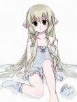 1girl absurdres blonde_hair blush chii chobits highres kanzaki_nyo nightgown non-web_source 