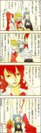  bad_id blush comic iboibocco kirijou_mitsuru persona persona_3 red_eyes red_hair redhead takeba_yukari translated translation_request yamagishi_fuuka 