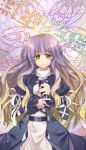  dress gradient_hair hijiri_byakuren long_hair multicolored_hair solo tatsuyoshi touhou yellow_eyes 