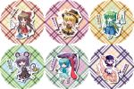  blonde_hair blue_eyes brown_hair chibi detached_sleeves green_eyes green_hair grey_hair hakurei_reimu hat heterochromia kirisame_marisa kochiya_sanae kumoi_ichirin long_hair mouse_ears nazrin purple_hair red_eyes smile tatara_kogasa touhou tsukizaki_shizuka ufo umbrella undefined_fantastic_object unzan wink witch_hat yellow_eyes 