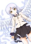  kaishinshi school_uniform skirt solo tachibana_kanade wings 