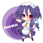  banette chibi maid pokemon purple_hair red_eyes twintails 