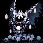 1other bad_end black_background closed_eyes commentary_request crown disembodied_limb horns kakuredo_ura kirby kirby&#039;s_return_to_dream_land_deluxe kirby_(series) lying magolor magolor_soul master_crown multiple_persona no_humans spoilers