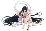  ara_haan black_hair elsword long_hair non-web_source official_art very_long_hair 