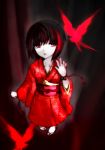  butterfly crimson_butterfly fatal_frame fatal_frame_ii japanese_clothes kimono rattle short_hair solo spirit tachibana_chitose vader_(n.r.t.a.) 