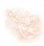  absurdres bad_id estellise_sidos_heurassein flower green_eyes highres pale_color petals pink pink_hair riyuko_(kaioushin) smile solo tales_of_(series) tales_of_vesperia white white_background 