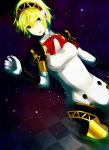  android bad_id blonde_hair bow persona persona_3 short_hair solo space star 
