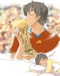  axis_powers_hetalia dreaming kiss natsuyon soccer solo spain_(hetalia) trophy world_cup 