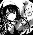  dtcy k-on! long_hair monochrome necktie no_thank_you no_thank_you! solo spray_can 