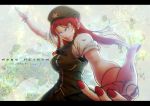  blue_eyes braid china_dress chinese_clothes hat highres hong_meiling long_hair momoman_(pink_voltage) red_hair redhead solo touhou twin_braids 