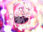 eyes komeiji_satori lightning nagae_iku nagae_iku_(cosplay) skirt solo touhou zetz