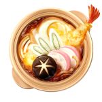  bowl egg_(food) food food_focus fried_egg no_humans original short208 shrimp shrimp_tempura still_life tempura transparent_background vegetable 