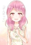 1girl bang_dream! blush kurage_(pixiv8924796) maruyama_aya necklace pink_eyes pink_hair solo translation_request