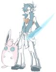  1boy gallade male personification pokemon wigglytuff 