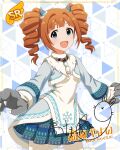 blue_eyes character_name idolmaster_million_live!_theater_days jacket long_hair orange_hair smile takatsuki_yayoi