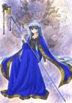  blue_eyes cape circlet dragon fire_emblem lavender_hair long_hair staff very_long_hair yuria_(fire_emblem) 