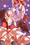  haru_ion purple_hair red_eyes remilia_scarlet touhou wings 