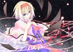  bad_id book capelet hairband kinsenka magic_circle short_hair solo touhou 