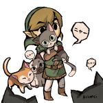  bad_id black_eyes blonde_hair carrying cat gloves hat link nintendo parody pointy_ears solo the_legend_of_zelda twilight_princess wind_waker 